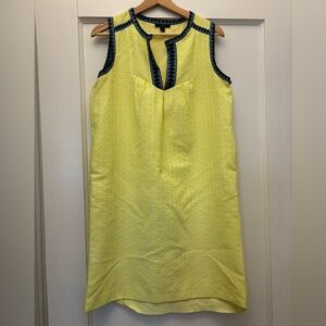 Bright yellow j. Crew shift dress - size 4